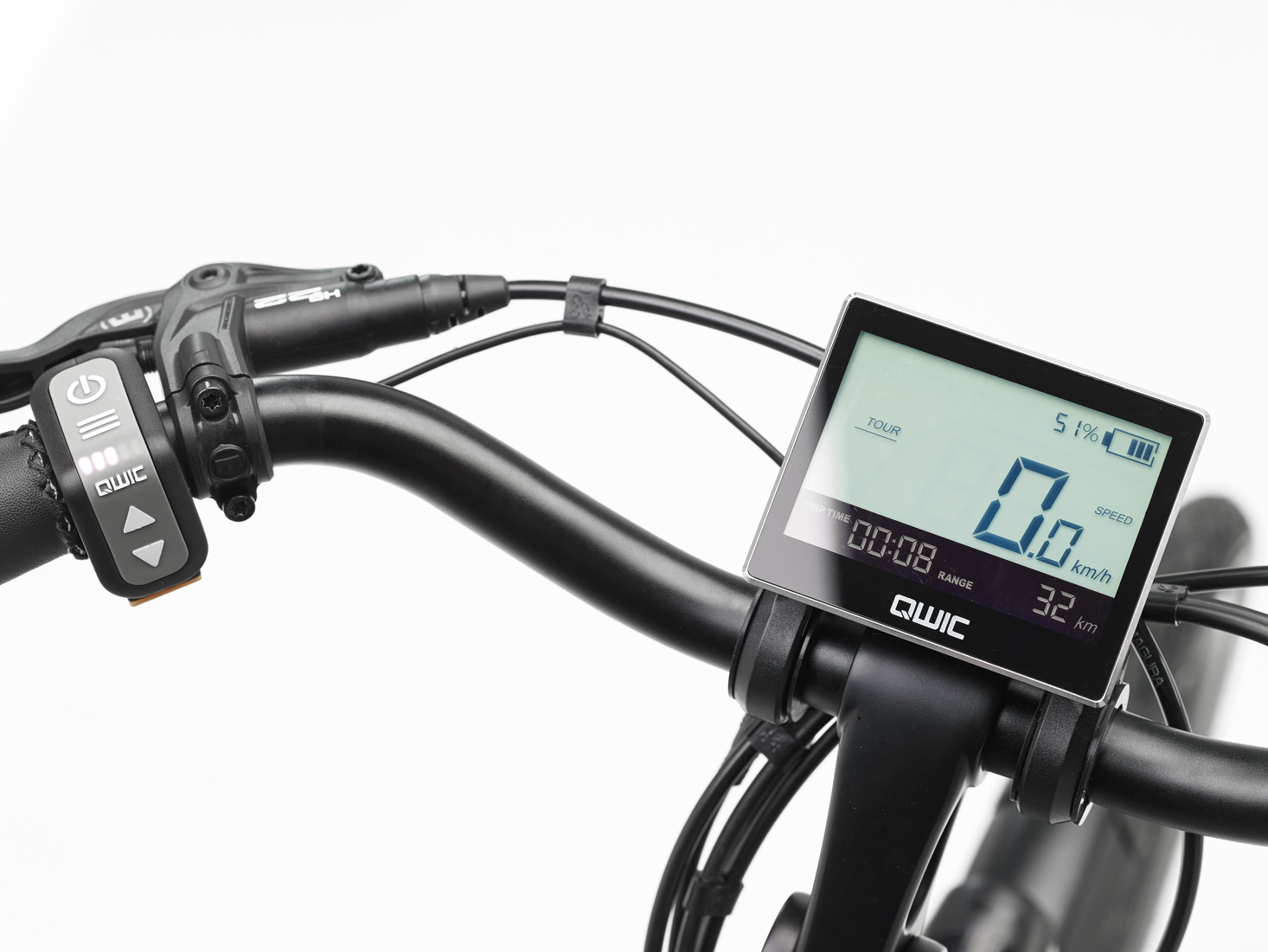 qwic display met console QWIC display met usb aansluiting